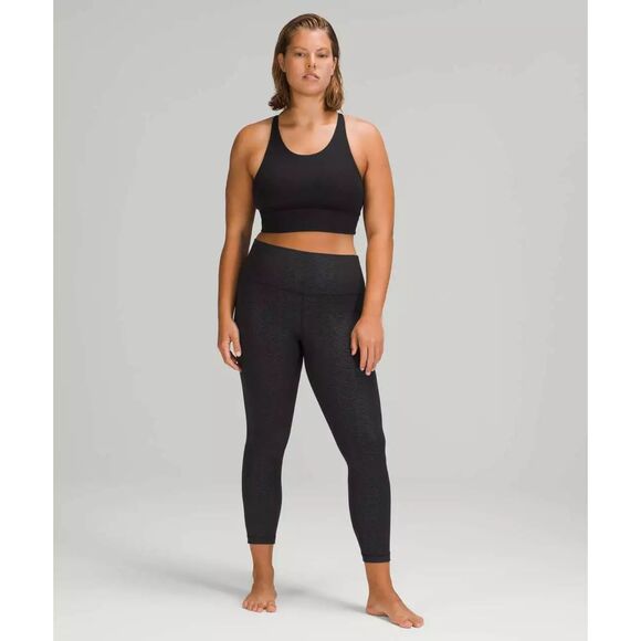 New NWT Lululemon Align Leggings 18 HR 28 Aqueous Emboss Black Women Yoga Stripe - Picture 2 of 6